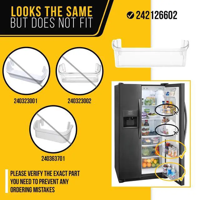 Alt view image 4 of 7 - Fridge Refrigerator Shelf for Frigidaire FFSS2615TE2