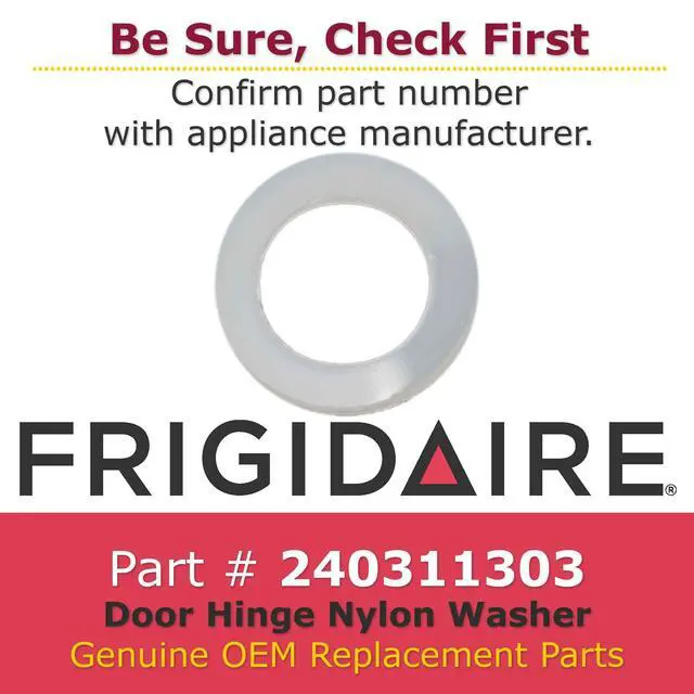 Alt view image 2 of 3 - FRIGIDAIRE COMPANY 240311303 FRIGIDAIRE COMPANY 240311303 Refrigerator Door Hinge