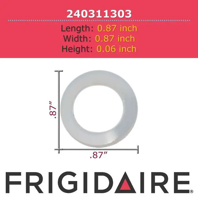 Alt view image 3 of 3 - FRIGIDAIRE COMPANY 240311303 FRIGIDAIRE COMPANY 240311303 Refrigerator Door Hinge