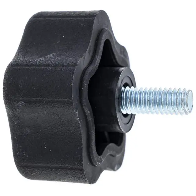 Alt view image 2 of 4 - 445-0001-00 Stud Soft Touch Lobed Knob RT SRT