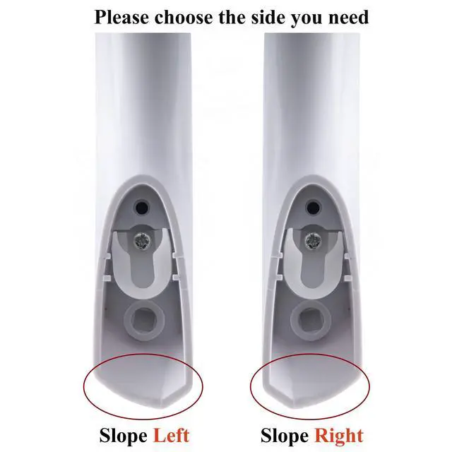 Alt view image 2 of 6 - Appliance Parts Upgraded Single Door Handle Compatible with Frigidaire Refrigerator - 5304506469, 5304504507, 5304486359, 242059501, 242059504 (Slope Left)