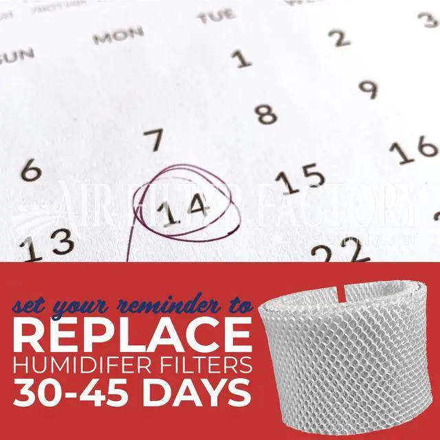 Alt view image 3 of 6 - Replacement For Pelonis PSU10E1BB, PSU10E1WW And PSU10E2FWW, PSU10E2FBB Humidifier Wick Filter 2-Pack