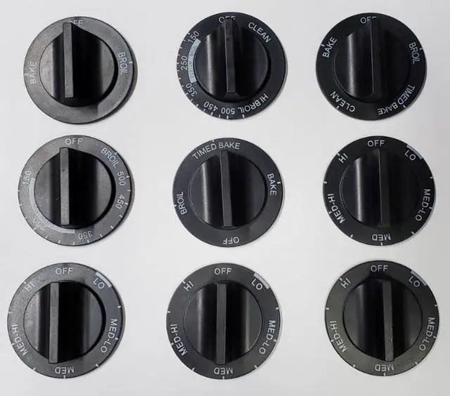 Alt view image 2 of 6 - 814362 For Whirlpool Electric Range Burner Oven Knobs AP3139541 PS389194