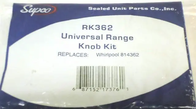 Alt view image 6 of 6 - 814362 For Whirlpool Electric Range Burner Oven Knobs AP3139541 PS389194
