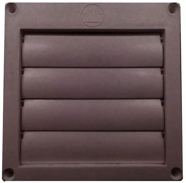 Main image of Builders Best 111545 PML320 Louvered Face Plate Brown