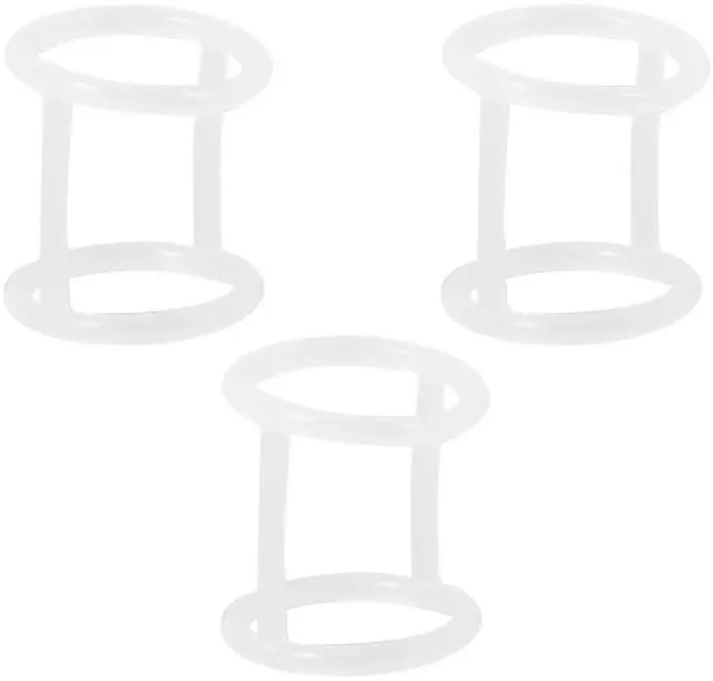 Main image of Ice Cream Machine Seal Ring 3-Pack Silicone Replacement Gaskets for Ice Cream Maker Parts Leakproof Easy Install for Home Kitchen