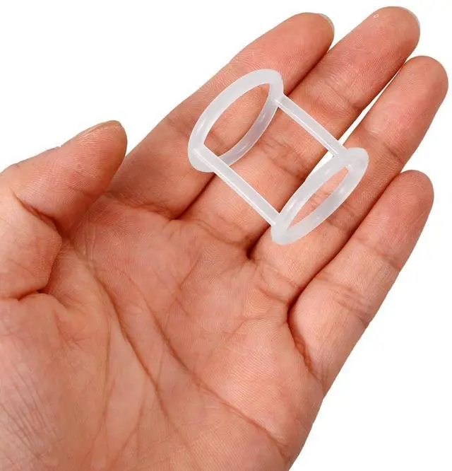 Alt view image 3 of 7 - Ice Cream Machine Seal Ring 3-Pack Silicone Replacement Gaskets for Ice Cream Maker Parts Leakproof Easy Install for Home Kitchen