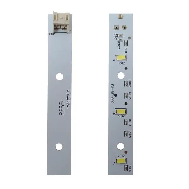 Alt view image 6 of 6 - Upgraded Refrigerators LED Light Board for GE GSS25GYPECFS GSS25GYPFCFS GSS25GYPJCFS GSS25IENWHDS GSS25IENXHDS GSS25IGNWHBB, 2 Pack for LED3344588 WR55X26671 EAP11767930