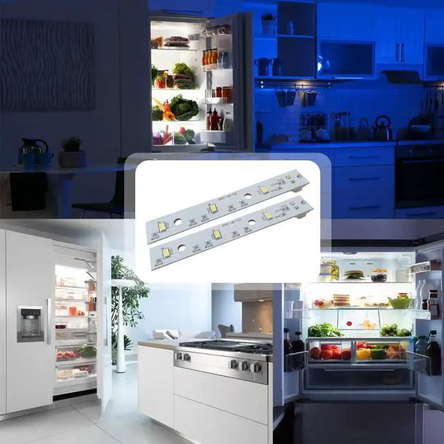 Alt view image 5 of 7 - 2pcs WR55X26671 Replacement Refrigerators LED Light Board Compatible for GE GSS23HGHKCWW GSS23HMHJCES GSS23HMHKCES GSS23HSHJCSS GSS23HSHKCSS GSS23HSHMCSS GSS23HSHNCSS GSS23HSHPCSS