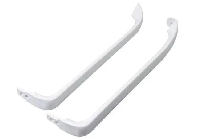 Alt view image 3 of 3 - 2 Pack Refrigerator Door Handle Replacement for GE GTH18GBDHRWW GTH18GCDCRBB GTH18GCDCRCC GTH18GCDCRWW GTH18GCDDRWW GTH18GCDERWW GTH18LBD4RBB GTH18LBD4RWW GTH18LBDCRBB Refrigerator