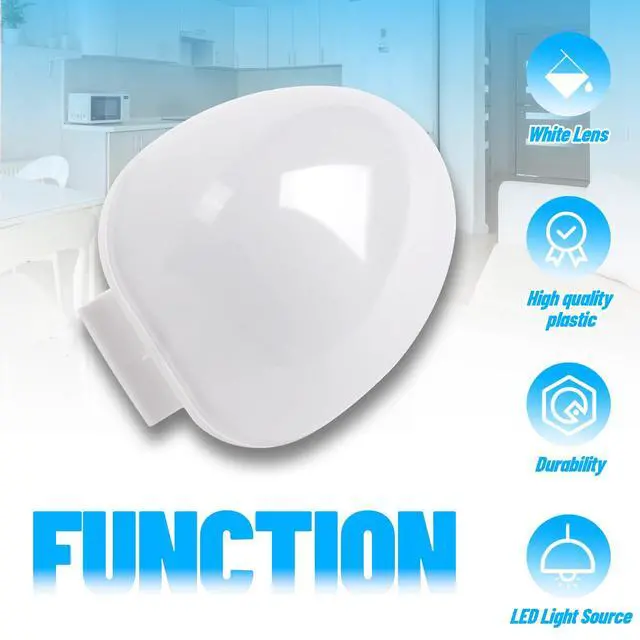 Alt view image 4 of 7 - W11251749 Refrigerator LED Light Lamp Compatible with Whirlpool Refrigerator Replacement for W11549780 W11468934 W11520324 W11449273 Plastic - White Lens