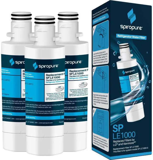 Main image of Refrigerator Filter Replacement for LT1000P ADQ747935 9980 3 Pack