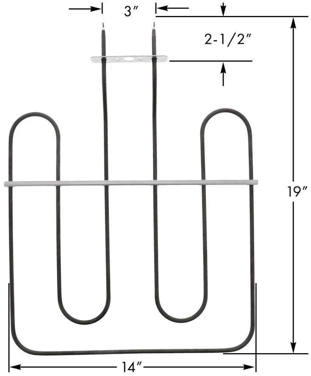 Alt view image 2 of 5 - MEE62306504 Range Bake Element