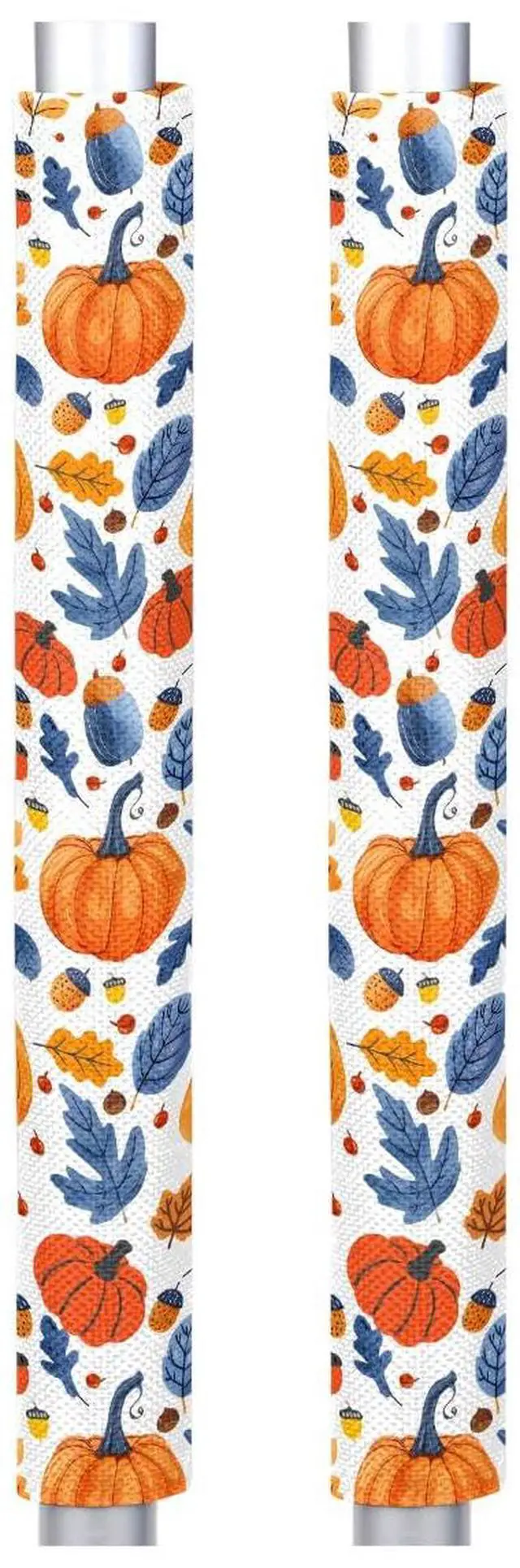 Main image of Refrigerator Door Handle Covers Set of 2, Fall Pumpkin Fridge Handle Covers Appliance Handle Covers Protector for Microwave Oven Stove Dishwasher, Keep Your Kitchen Appliance Clean