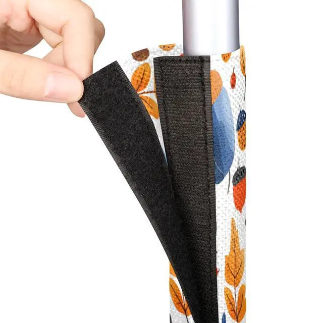 Alt view image 3 of 7 - Refrigerator Door Handle Covers Set of 2, Fall Pumpkin Fridge Handle Covers Appliance Handle Covers Protector for Microwave Oven Stove Dishwasher, Keep Your Kitchen Appliance Clean