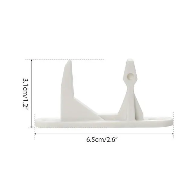 Alt view image 4 of 7 - (4 Pack) 131763310 Washer Door Strike Replaces AP3580441, PS890617, 134456600