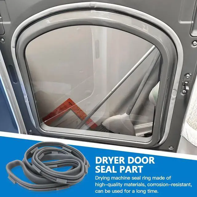 Alt view image 5 of 7 - DC62-00344A Dryer Front Panel Air Seal Compatible with Samsung Dryer Door for DV45H7000EW/A2, DVE50R5200W/A3, DV48H7400GW, DC62-00344A Replace AP5916629, PS4276050