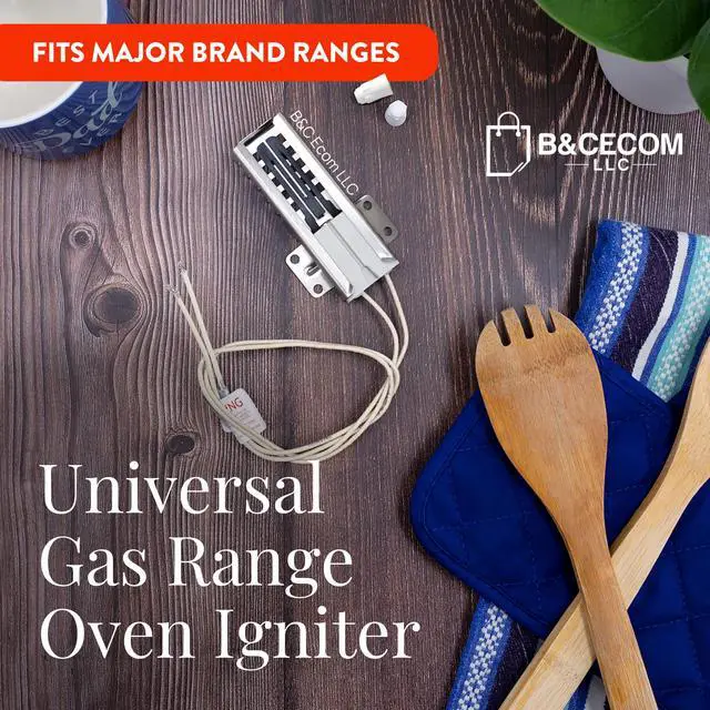 Alt view image 2 of 5 - IG9998 Universal Gas Oven Igniter Replacement for Major Brands, Universal Igniter Kit, Gas Stove Igniter & Gas Range Oven Igniter by B&C Ecom LLC