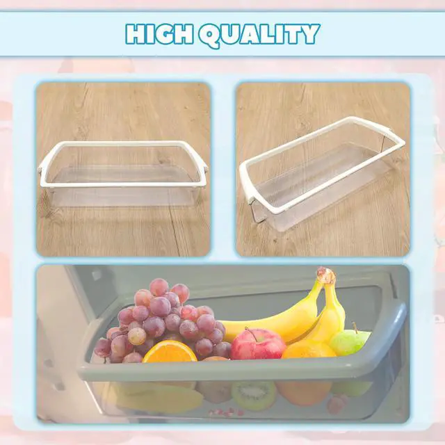 Alt view image 5 of 7 - W10321304 Refrigerator Door Shelf Bin Compatible with Whirlpool KitchenAid Kenmore Maytag Amana Ikea Inglis Estate Refrigerator Replaces WPW10321304 PS11752778 AP6019471 2179574 2179575