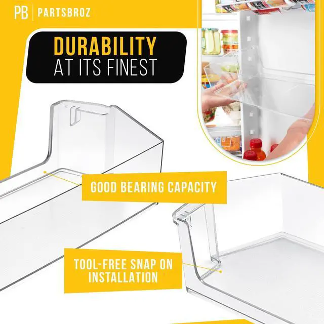 Alt view image 4 of 7 - Refrigerator Door Shelf Bin for Whirlpool WRS325SDHZ04
