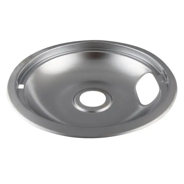 Alt view image 6 of 7 - 10124XZ Chrome Style A Drip Pans Sets of 4, 3 6 Inch and 1 8 Inch