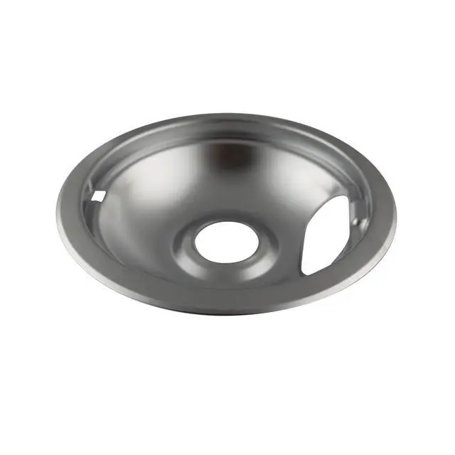 Alt view image 7 of 7 - 10124XZ Chrome Style A Drip Pans Sets of 4, 3 6 Inch and 1 8 Inch