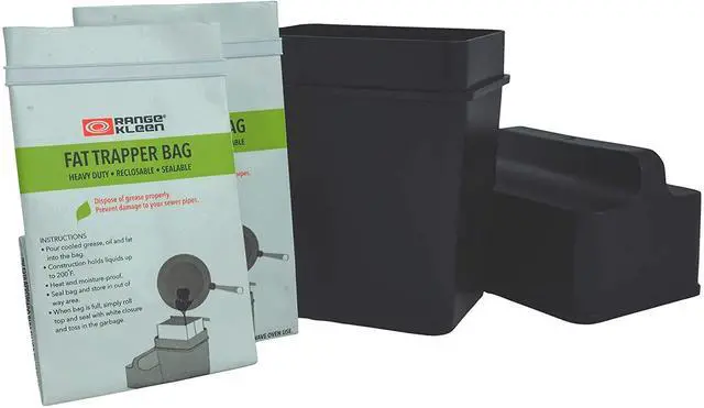 Main image of Grease Container for Kitchen 600-02 Trap the Grease Grease Keeper System w/ 2 Fat Trapper Refill Bags + Kitchen Grease Container