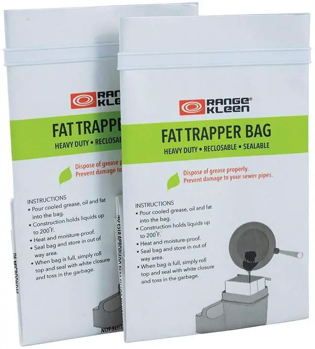 Alt view image 2 of 7 - Grease Container for Kitchen 600-02 Trap the Grease Grease Keeper System w/ 2 Fat Trapper Refill Bags + Kitchen Grease Container