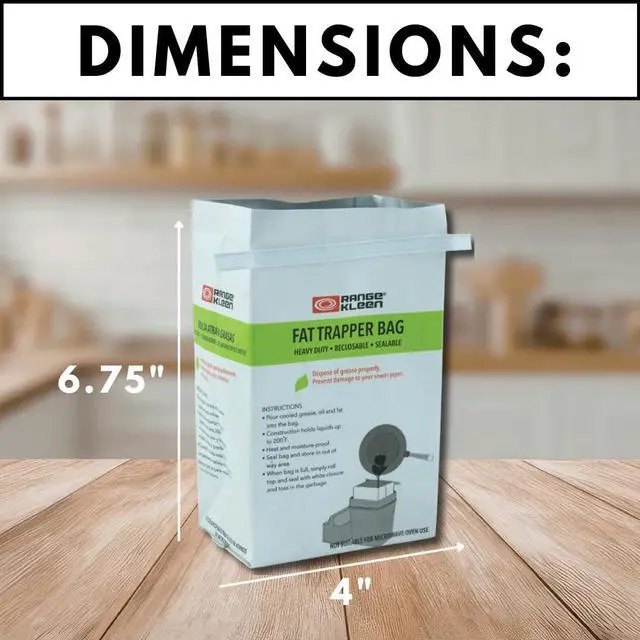 Alt view image 4 of 7 - Grease Container for Kitchen 600-02 Trap the Grease Grease Keeper System w/ 2 Fat Trapper Refill Bags + Kitchen Grease Container
