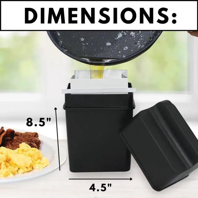 Alt view image 5 of 7 - Grease Container for Kitchen 600-02 Trap the Grease Grease Keeper System w/ 2 Fat Trapper Refill Bags + Kitchen Grease Container
