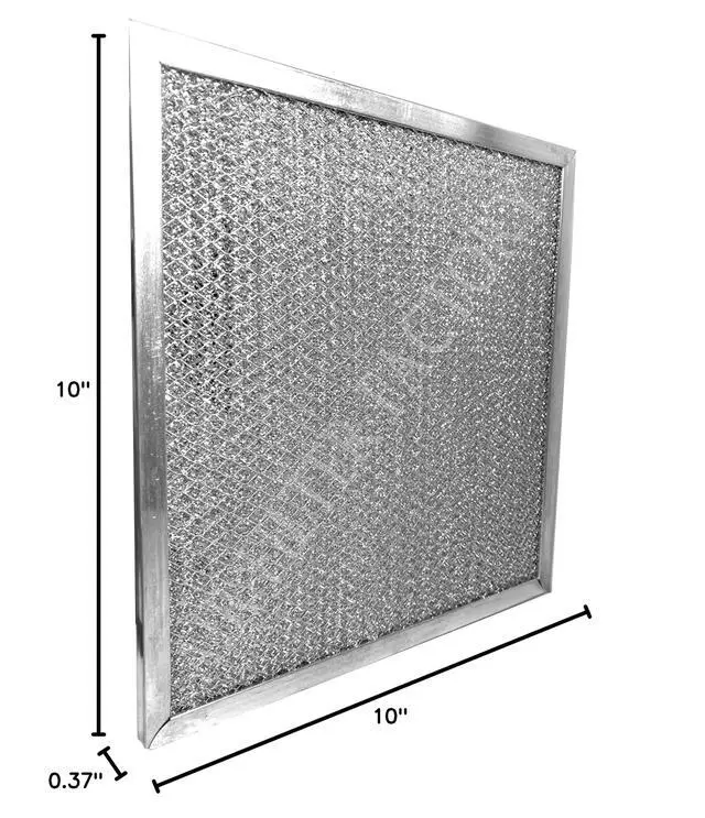 Alt view image 6 of 6 - Replacement For Rangaire F610-002 Aluminum Mesh Grease Range Hood Filter 10 X 10 X 3/8 Inches