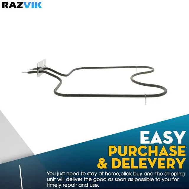 Alt view image 4 of 5 - Range Bake Element Replacement For Maytag CWE4800ACB25 CWE4800ACE CWE4800ACE27 CWE4800ACS CWE4800ACS14 CWE502 CWE5020ACB CWE5020BCB CWE5100ACB10 CWE5200ACB CWE550 CWE5500ACB CWE5500ACE Oven