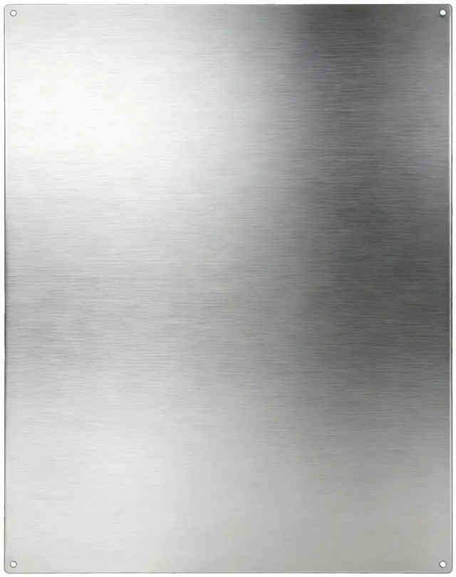 Main image of Stainless Steel Backsplash, Stove Backsplash Protector for Wall, 30" x 24" Back Splash for Stove Range Hood Wall Shield Silver