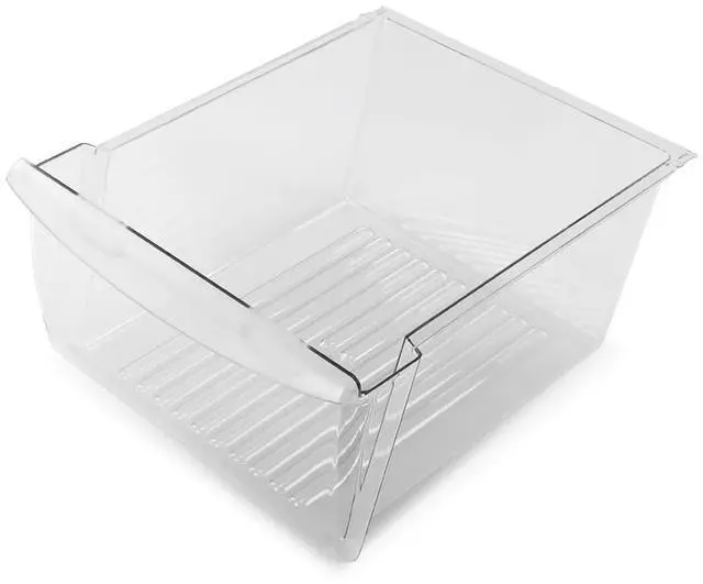 Main image of Upper Crisper Drawer Pan 1pc Fridge Drawer Replacement Clear PC | Compatible with Frigidaire Refrigerator Models 240351061, 240351005, 240351062, 240351003, 240351041, 240351048