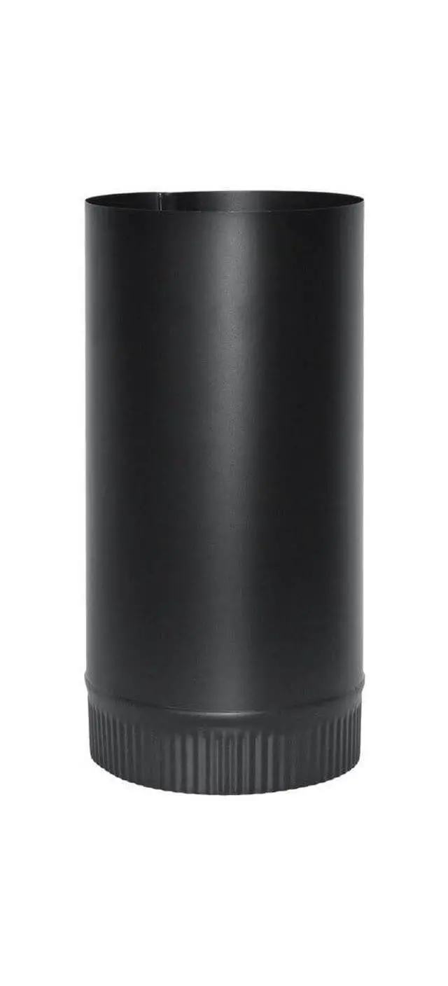 Alt view image 2 of 7 - Manufacturing Group Bm0102 Stove Pipe Blk 6X12