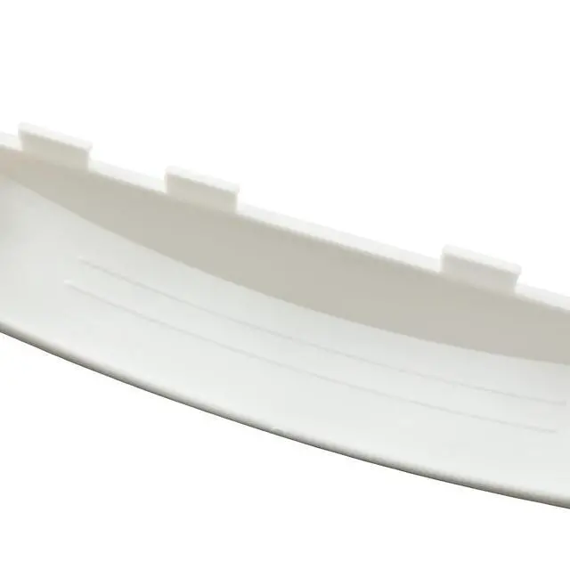 Alt view image 2 of 7 - White Solid Door Handle Compatible with GE Dryer WE01X30378 WE1M1068 PS1177202 WE01X25878