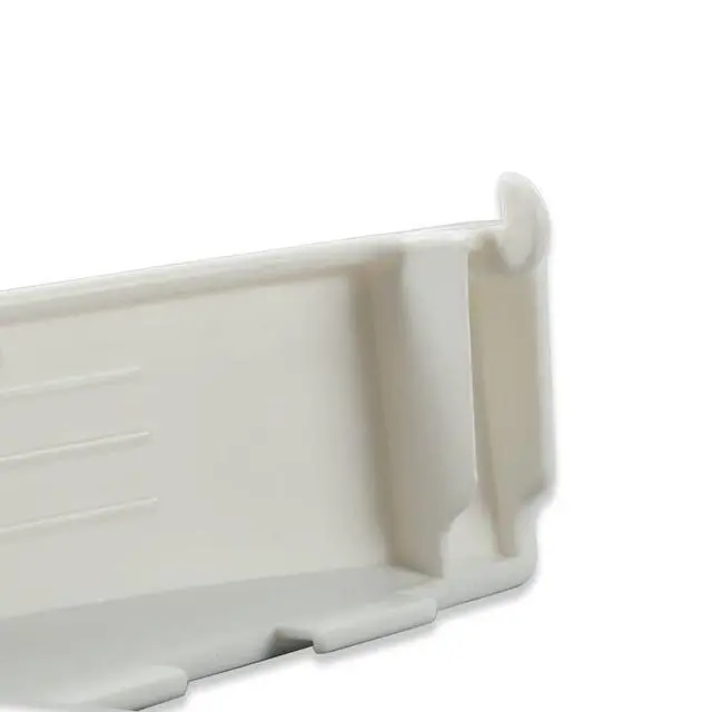 Alt view image 3 of 7 - White Solid Door Handle Compatible with GE Dryer WE01X30378 WE1M1068 PS1177202 WE01X25878