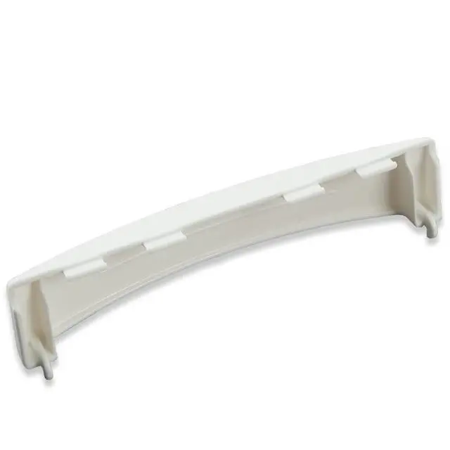Alt view image 4 of 7 - White Solid Door Handle Compatible with GE Dryer WE01X30378 WE1M1068 PS1177202 WE01X25878