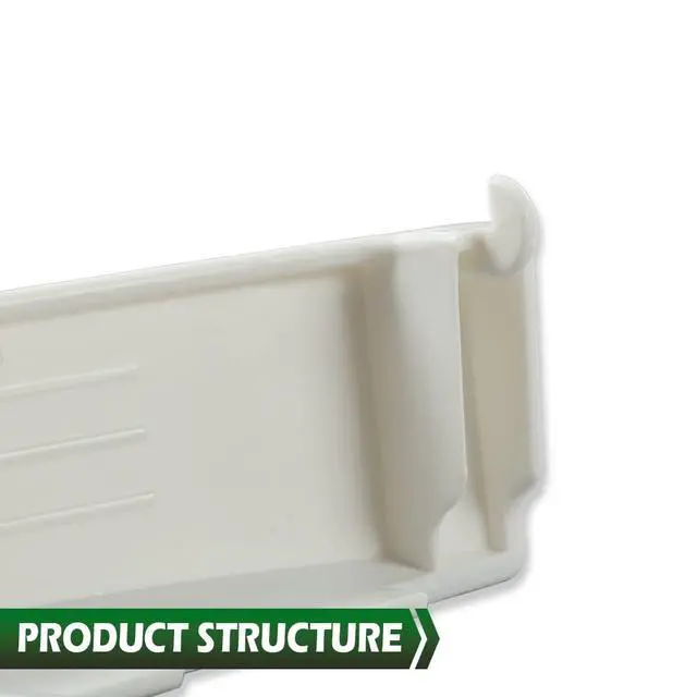 Alt view image 7 of 7 - White Solid Door Handle Compatible with GE Dryer WE01X30378 WE1M1068 PS1177202 WE01X25878