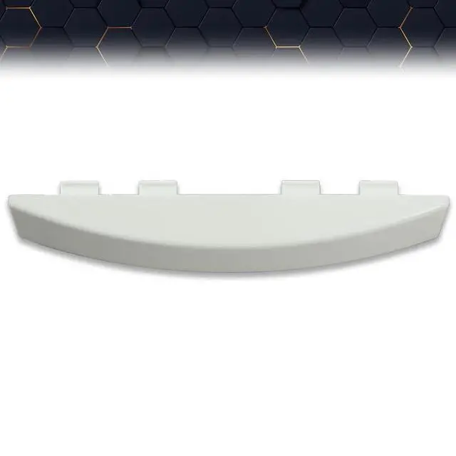 Alt view image 3 of 7 - White Solid Door Handle, Compatible with GE Dryer WE01X30378 WE1M1068 PS1177202 WE01X25878 Chrome ABS