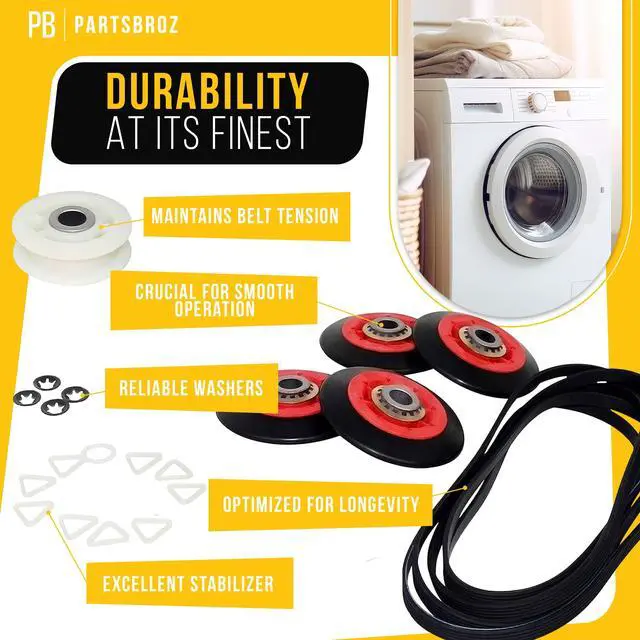 Alt view image 5 of 7 - Dryer Repair Kit for Whirlpool WED6620HC1