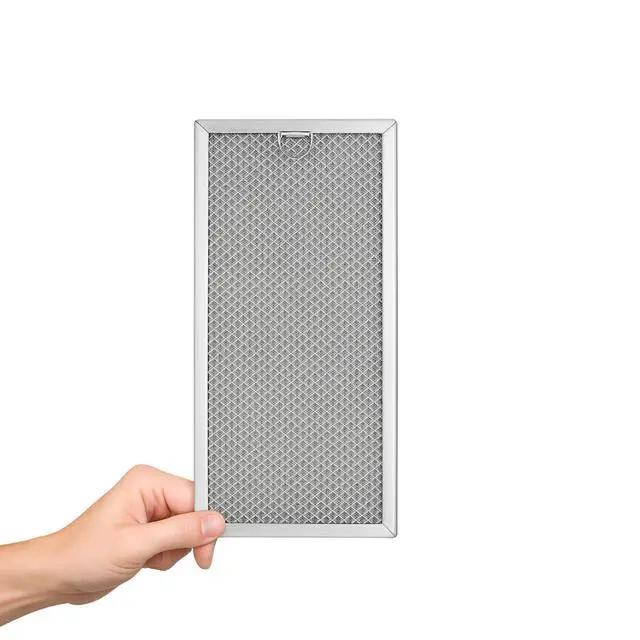 Alt view image 5 of 5 - WB06X10596 6802A AP AP5617368 Microwave Replacement Grease Filter 13.4" x 5.9" for GE Whirlpool Maytag Samsung Microwave Range Hood, 8 Packs