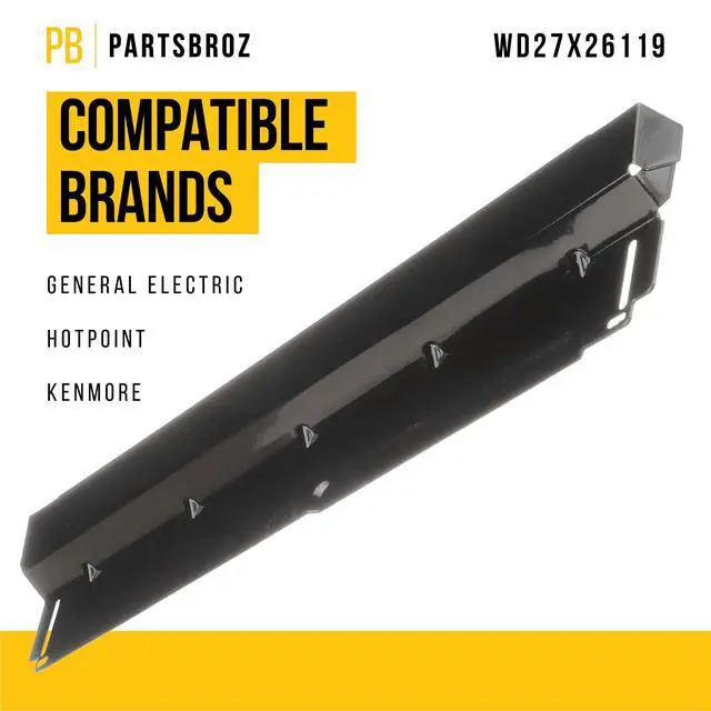 Alt view image 2 of 7 - WD27X34579 WD27X26119 Dishwasher Toe Kick Plate for GE AP6978403 PS12743230 | Replaces WD27X10403 WD27X10392 WD27X25630