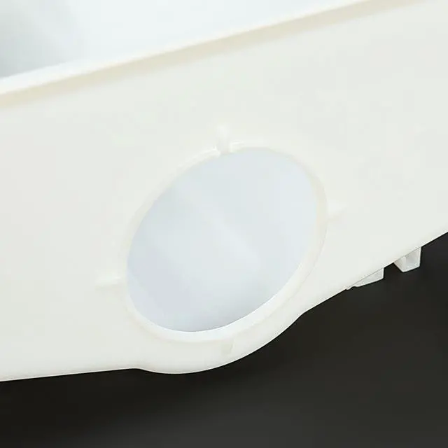 Alt view image 5 of 7 - W10670845 Refrigerator Ice Bucket Container Compatible with Whirlpool Kenmore Admiral Amana ABS Plastic Replacement for 2196091, 1115342, 1115372, 2152701
