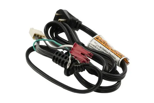 Alt view image 2 of 4 - Whirlpool W11551294 Genuine OEM Washer Power Cord Replacement Part - Replaces W11112935