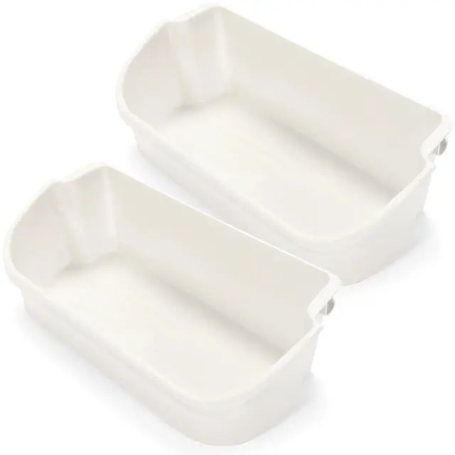 Main image of 240356401 AP2116036 Refrigerator Door Bin Shelf Bucket Shelf | 240356405 240356406 240356409 Replacement only White Bin (2Pcs White)