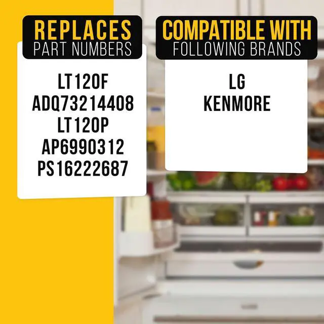 Alt view image 7 of 7 - Refrigerator Air Filter for LG LFXS30766S/02 (3-Pack)