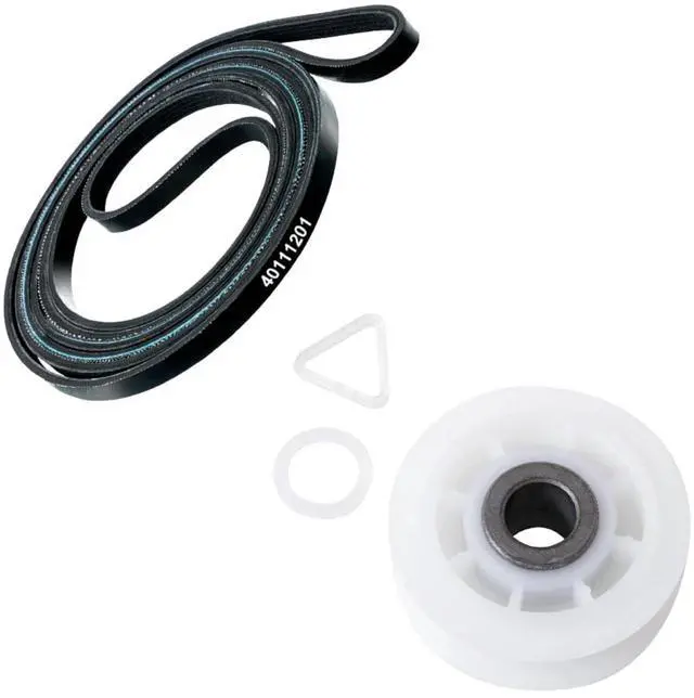 Main image of 279640 Dryer Idler Pulley & 40111201 Washer Drive Belt Compatible with Top Brands Replaces with PS11741913, AP6009126, 14218936, WE4M160, WE4M205, WE4X258