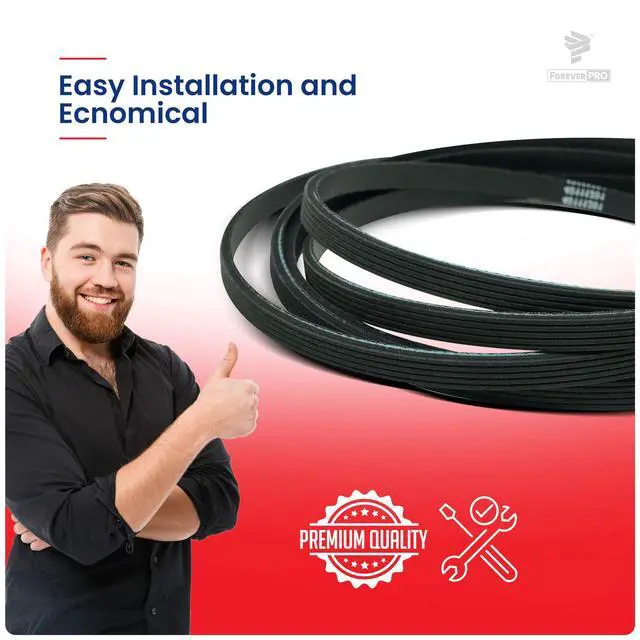 Alt view image 2 of 6 - 40111201 Dryer Belt for Admiral Dryer 40111201 14218936 40051501 40051502