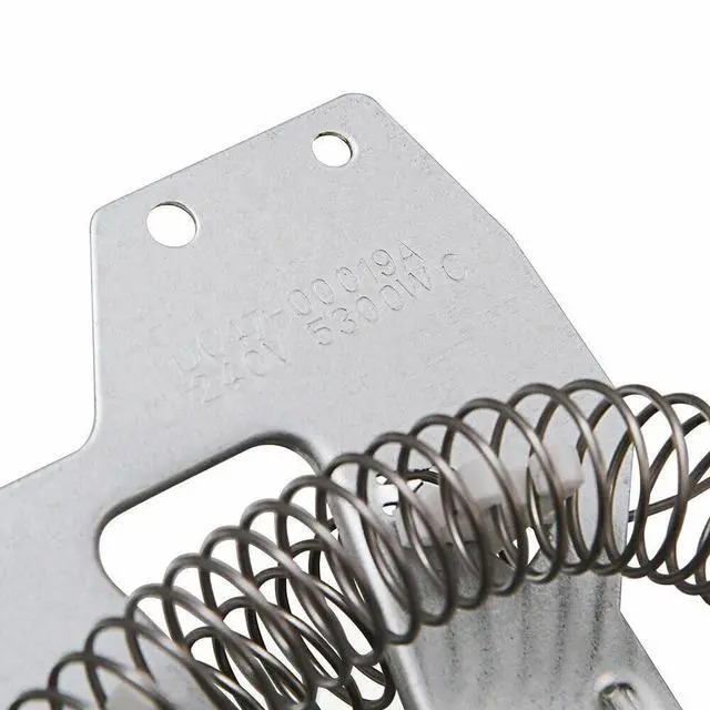 Alt view image 2 of 6 - Compatible with Dryer Heating Element DC47-00019A 240V 5300W Heater Assembly for Samsung DV48H7400EW DV48H7400EW/A2 DV48H7400EW/A3 DV48H7400EW/A4 DV48H7400EW/A5 DV48H7400EW/A6